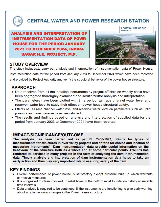                         ANALYSIS AND INTERPRETATION OF INSTRUMENTATION DATA...
                      